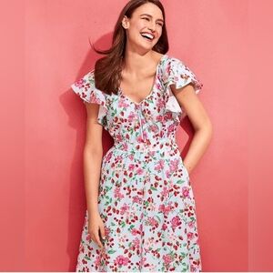 Floral Print Women's Dress